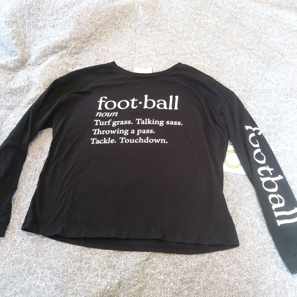 NWT Black Long Sleeve Shirt Sz.L